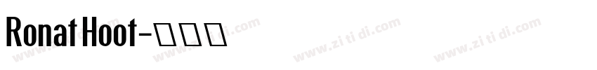Ronat Hoot字体转换